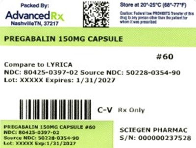 Pregabalin 150mg 80425-0397-02.jpg Pregabalin 150mg #60 - Pregabalin 150mg 80425 0397 02